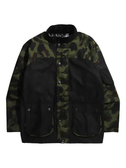 camouflage-patterned buttoned jacket by BAPE