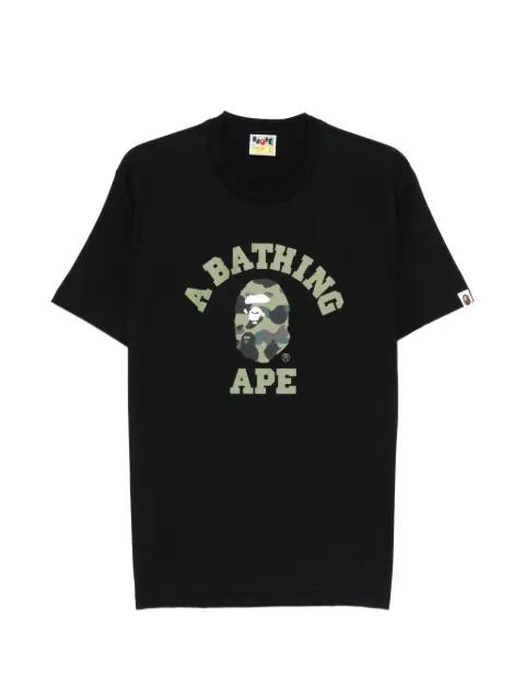 camouflage-print T-shirt by BAPE