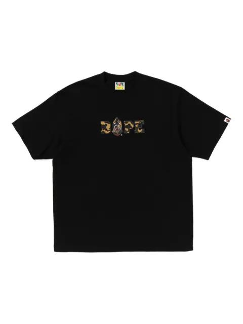camouflage-print T-shirt by BAPE