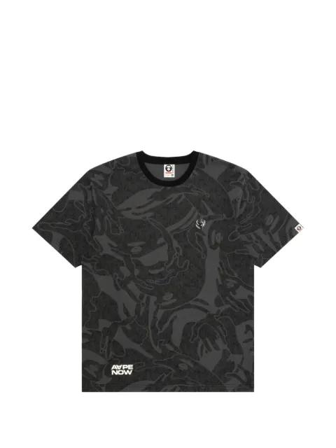 camouflage-print T-shirt by BAPE