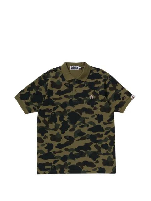 camouflage-print polo shirt by BAPE