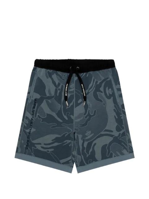 camouflage-print reversible shorts by BAPE