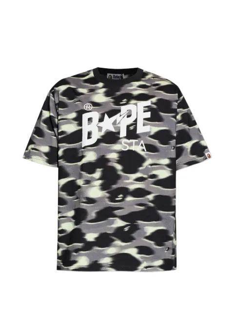 camouflage-print short-sleeve T-shirt by BAPE