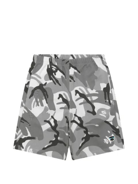 camouflage-print shorts by BAPE