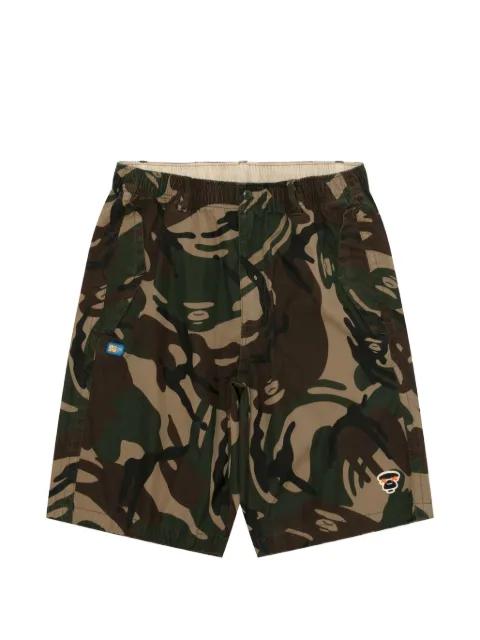 camouflage-print shorts by BAPE