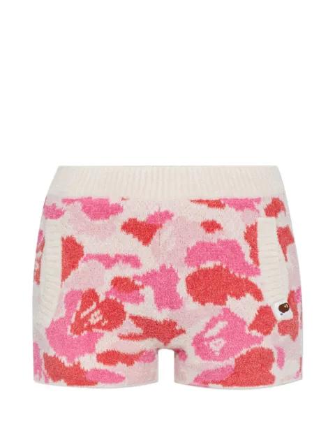 camouflage-print shorts by BAPE