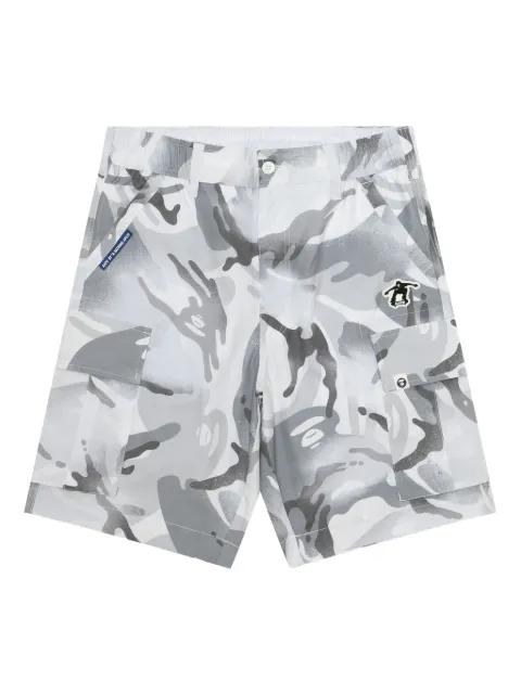 camouflage-print shorts by BAPE