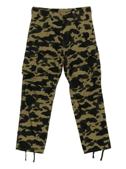 camouflage-print trousers by BAPE