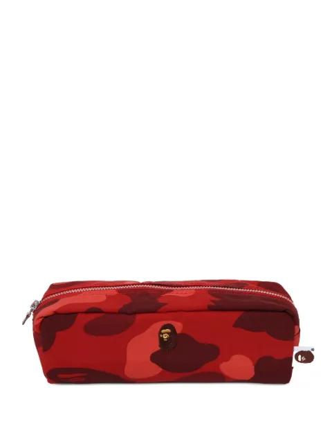camouflage zip messenger bag by BAPE