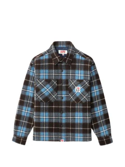 check patch pocket shirt by BAPE