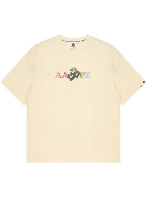 cherry-print T-shirt by BAPE