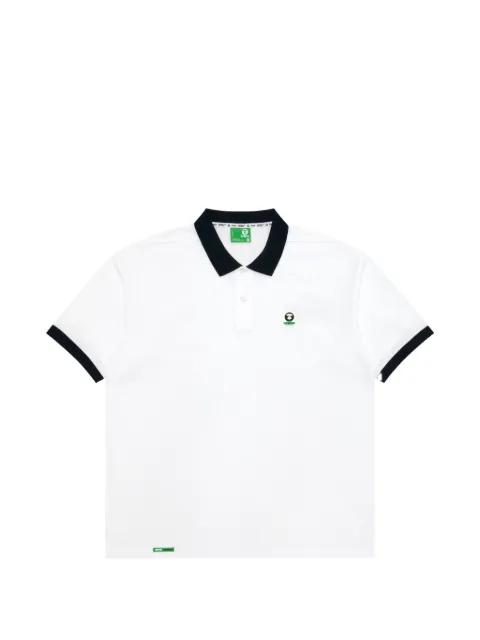 contrast trim polo shirt by BAPE