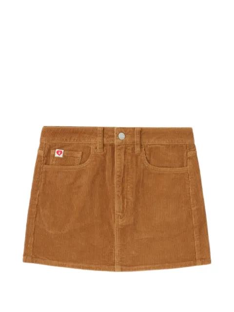 corduroy heart pocket mini skirt by BAPE