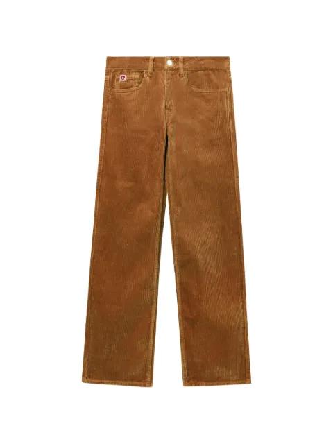 corduroy straight trousers by BAPE