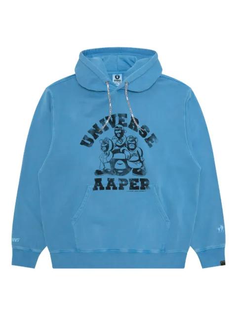 cotton hoodied sweatshirt by BAPE