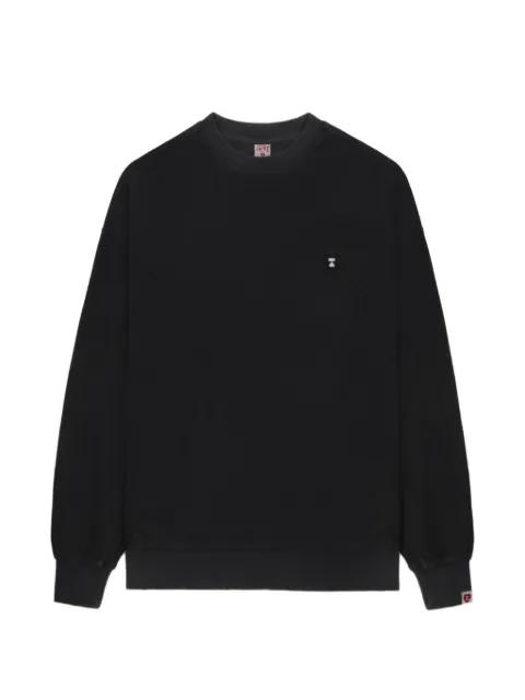 crew-neck appliqué sweatshirt by BAPE