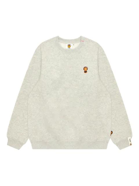 crew-neck graphic-print sweatshirt by BAPE