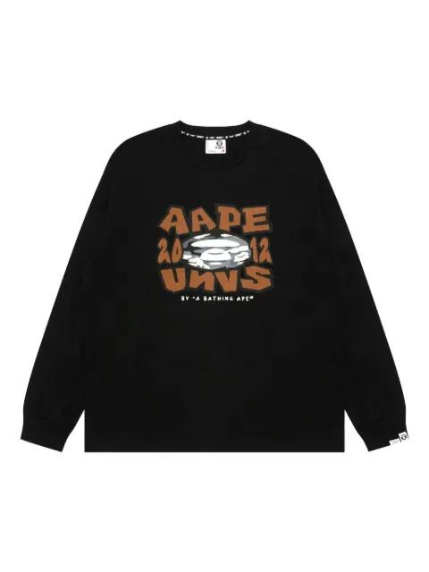crew-neck long-sleeve sweatshirt by BAPE