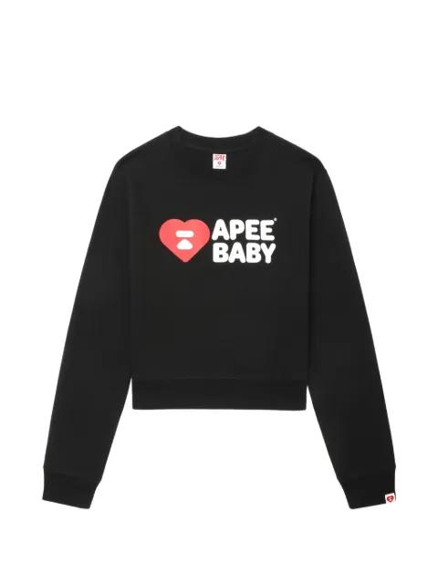 cropped logo sweatshirt by BAPE
