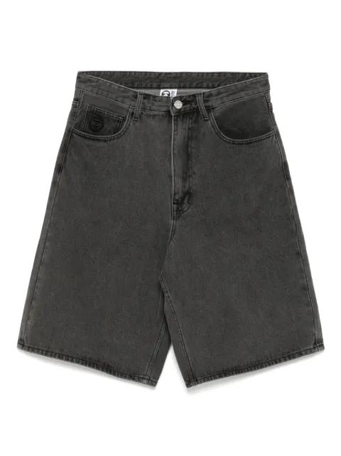 denim shorts by BAPE