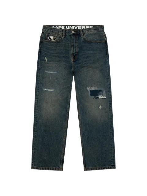 distressed trousers by BAPE