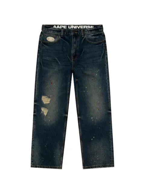 distressed trousers by BAPE