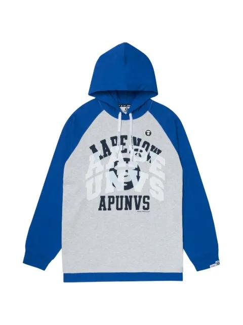 drawstring raglan-sleeve hoodie by BAPE