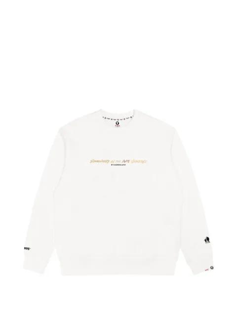 drip Moonface sweatshirt by BAPE