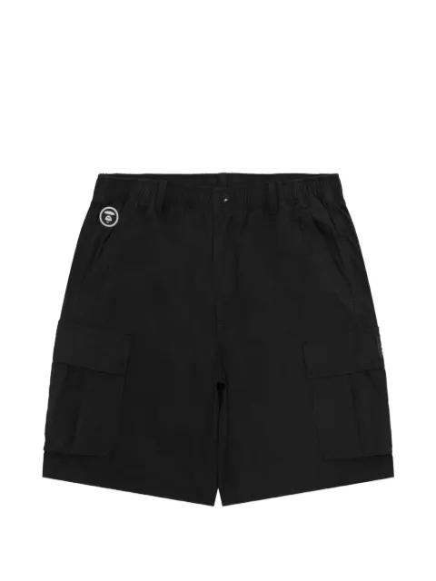 elastic-waistband cargo shorts by BAPE