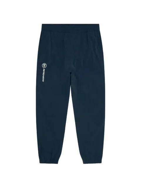 elasticated logo track pants by BAPE