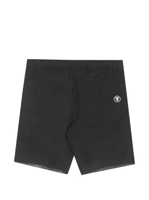 elasticated-waist logo-print shorts by BAPE