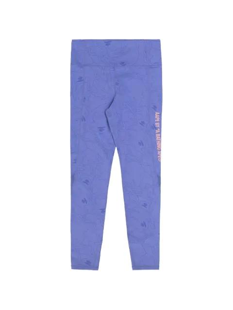 elasticated-waistband leggings by BAPE