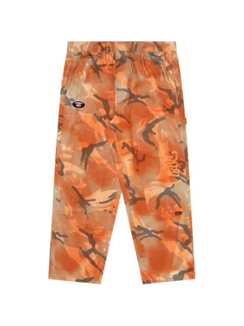 elasticated-waistband trousers by BAPE