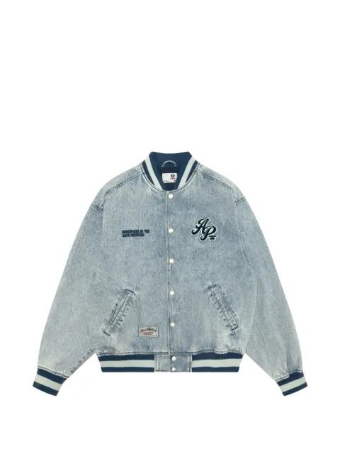 embroidered bomber jacket by BAPE