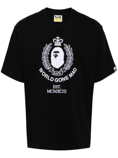 embroidered logo T-shirt by BAPE