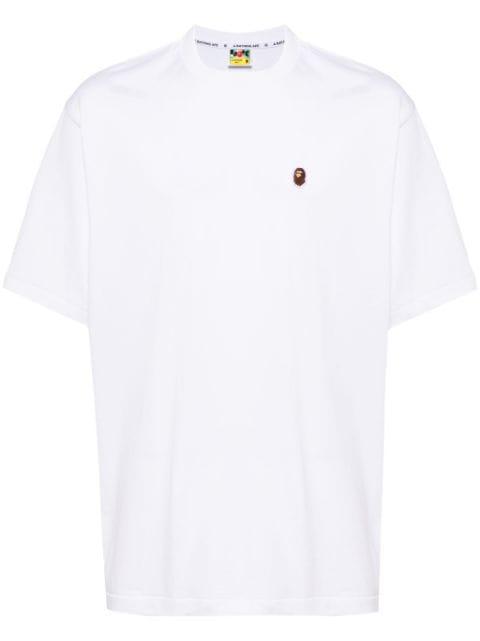 embroidered-logo cotton T-shirt by BAPE