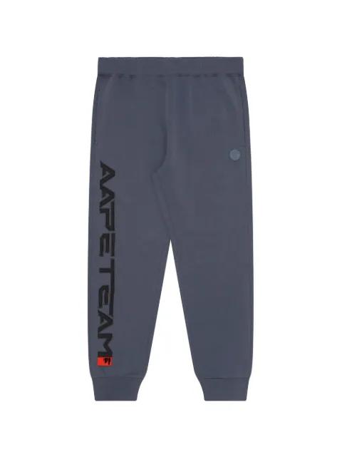 embroidered logo patch sweatpants by BAPE