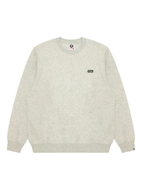 embroidered-logo sweatshirt by BAPE