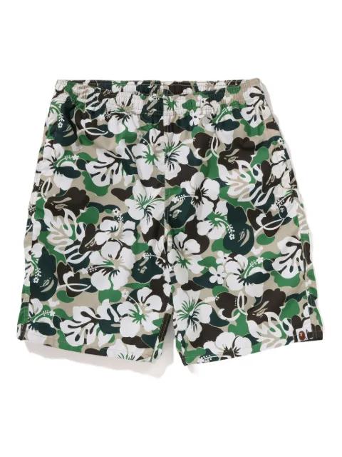 floral-print swim trunks by BAPE