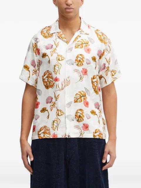 floral short-sleeve shirt by BAPE