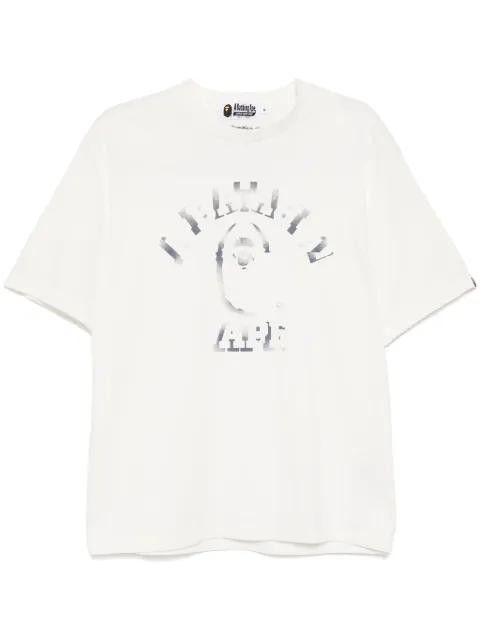 garment-dye spray-print T-shirt by BAPE
