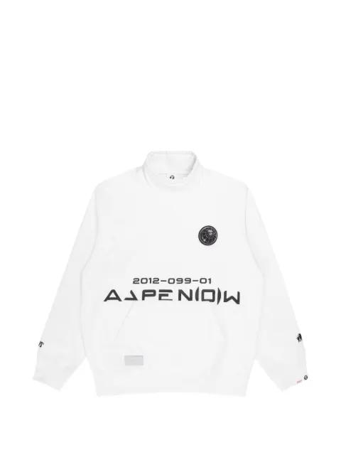 globe-logo sweatshirt by BAPE