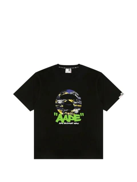 graphic crew-neck T-shirt by BAPE