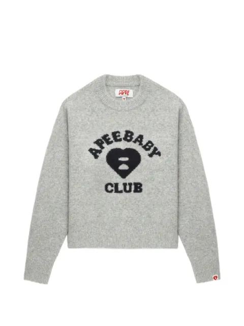 graphic crew-neck sweater by BAPE