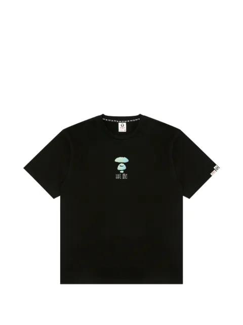 graphic crewneck T-shirt by BAPE