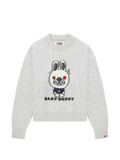 graphic knit jumper by BAPE