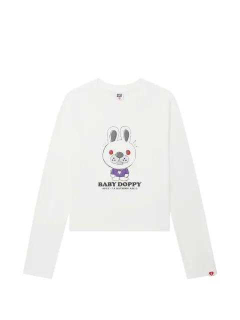 graphic long-sleeve top by BAPE