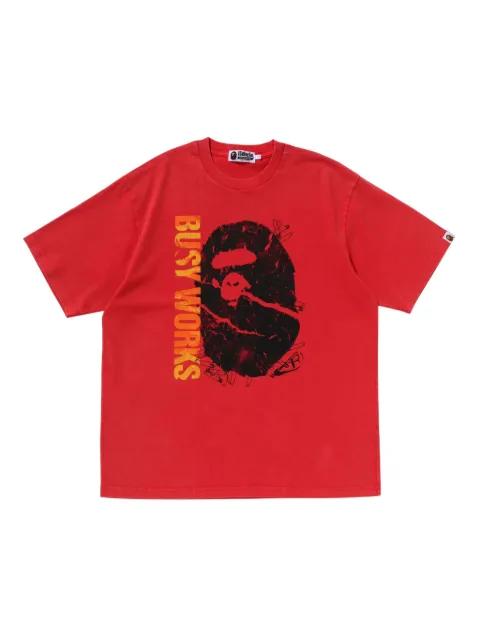 graphic-print T-shirt by BAPE