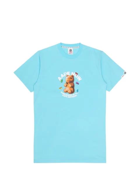 graphic-print T-shirt by BAPE