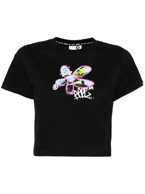 graphic print T-shirt by BAPE